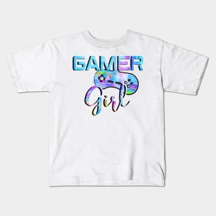 gamer girl Kids T-Shirt